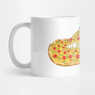 melted pizza Mug